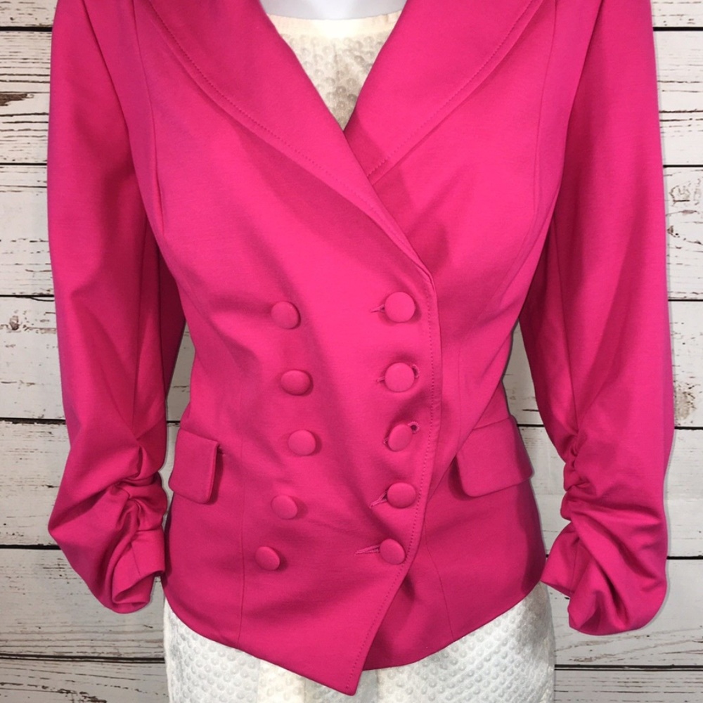 3 for $25 INC Button Front Pink Jacket Size M - Picture 2 of 8